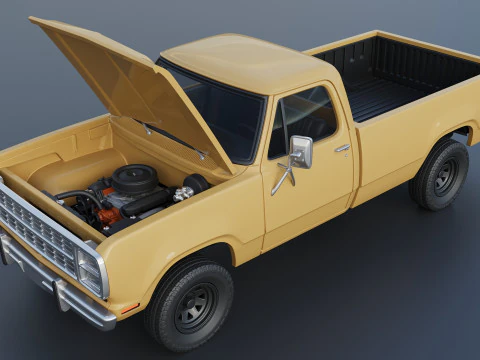 Dodge Power Wagon W150 1979 3D Print Model