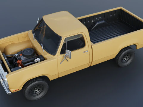 Dodge Power Wagon W150 1979 3D Print Model