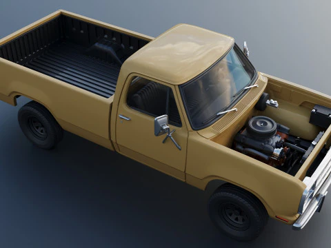 Dodge Power Wagon W150 1979 3D Print Model