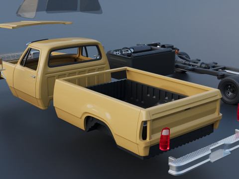 Dodge Power Wagon W150 1979 Modelo de Impressão 3D