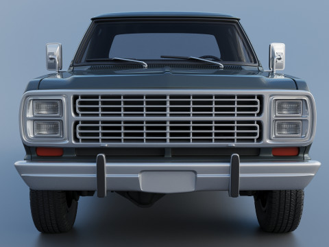 Dodge W150 Club Cab 1979 Modèles 3D en vedette