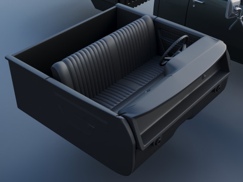 Dodge W150 Club Cab 1979 Modèles 3D en vedette