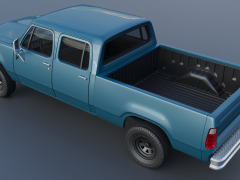 Dodge W200 Crew Cab 1979 3D प्रिंट मॉडल