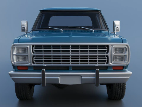 Dodge W200 Crew Cab 1979 3D Print Model