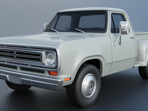 Dodge Pickup D100 1972 Modelo de Impressão 3D