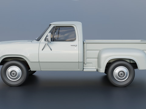 Dodge Pickup D100 1972 Modelo de Impressão 3D
