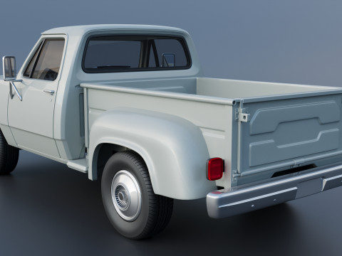 Dodge Pickup D100 1972 Modelo de Impressão 3D
