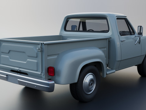 Dodge Pickup D100 1972 Modelo de Impressão 3D