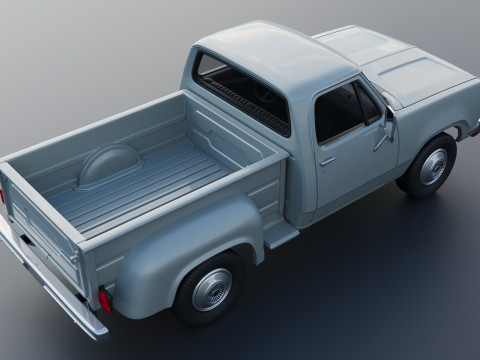 Dodge Pickup D100 1972 Modelo de Impressão 3D