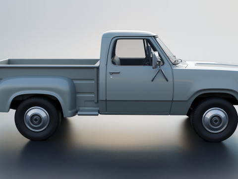 Dodge Pickup D100 1972 Modelo de Impressão 3D