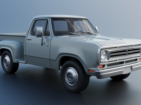 Dodge Pickup D100 1972 Modelo de Impressão 3D