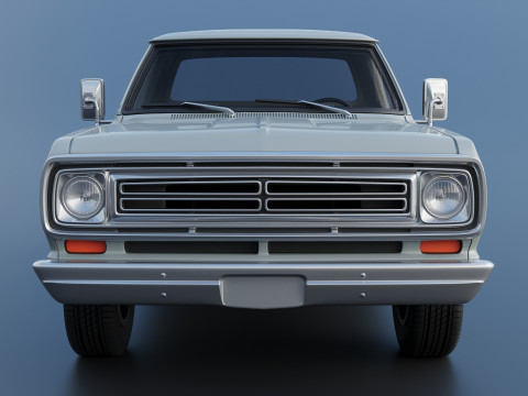 Dodge Pickup D100 1972 Modelo de Impressão 3D