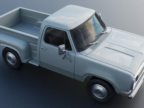 Dodge Pickup D100 1972 Modelo de Impressão 3D
