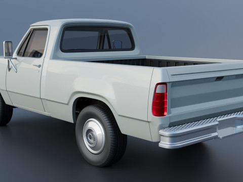 Dodge Pickup D100 1972 Modelo de Impressão 3D