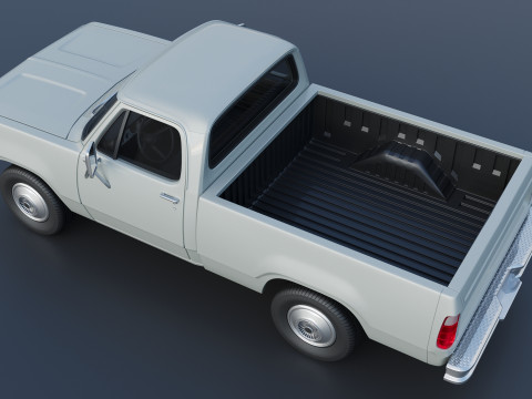 Dodge Pickup D100 1972 Modelo de Impressão 3D