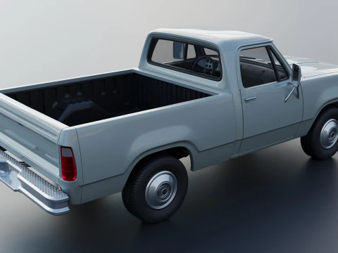 Dodge Pickup D100 1972 3D Print Model