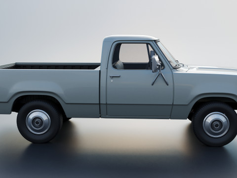 Dodge Pickup D100 1972 Modelo de Impressão 3D