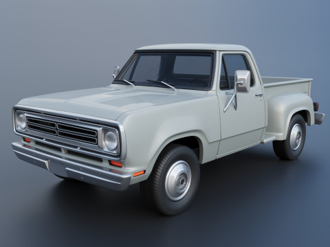 Dodge Pickup D100 1972 3D Принт Модель