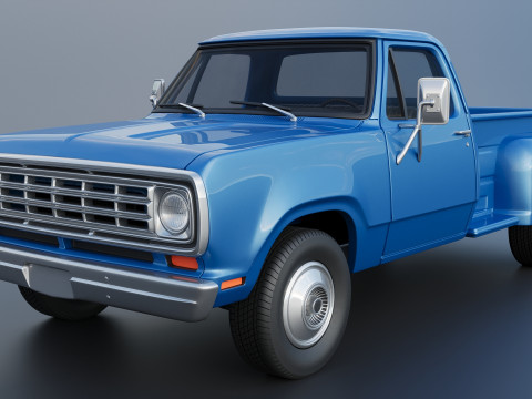 Dodge Pickup D100 1974 Modèles 3D en vedette