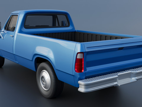 Dodge Pickup D100 1974 Modèles 3D en vedette
