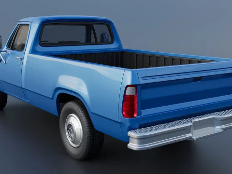 Dodge Pickup D100 1974 3D Print Model