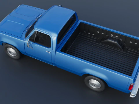 Dodge Pickup D100 1974 3D Print Model