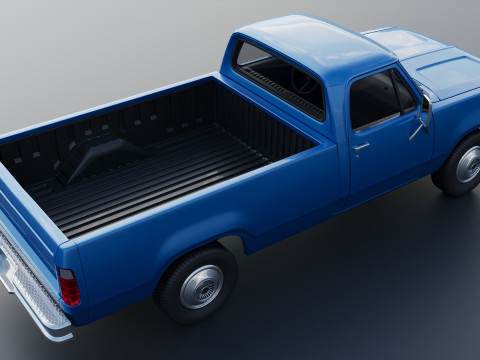 Dodge Pickup D100 1974 Modèles 3D en vedette
