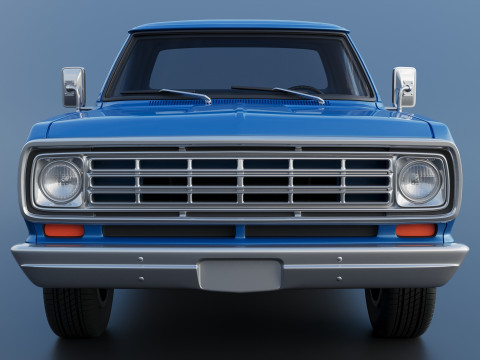 Dodge Pickup D100 1974 Modèles 3D en vedette