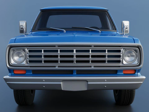 Dodge Pickup D100 1974 3D Print Model