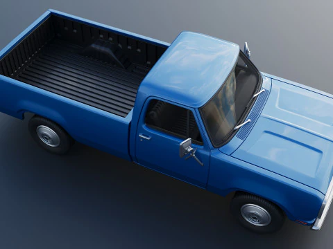 Dodge Pickup D100 1974 3D Print Model