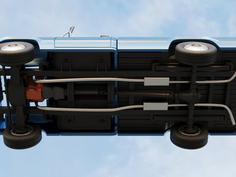 Dodge Pickup D100 1974 3D Print Model
