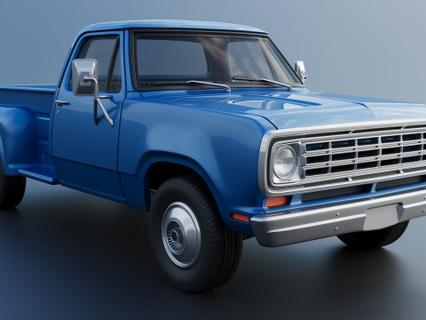 Dodge Pickup D100 1974 Modèles 3D en vedette