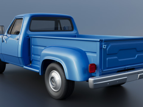 Dodge Pickup D100 1974 Modèles 3D en vedette