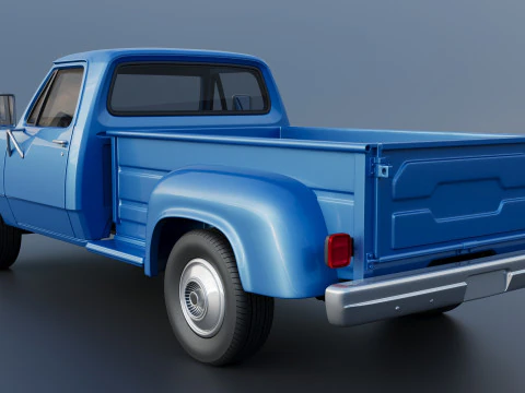 Dodge Pickup D100 1974 3D Print Model