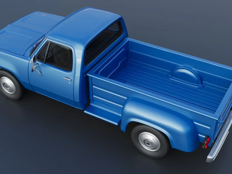 Dodge Pickup D100 1974 3D Print Model