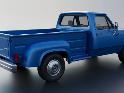 Dodge Pickup D100 1974 3D Print Model