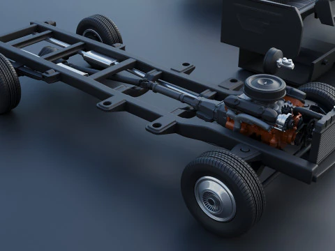 Dodge Pickup D100 1974 3D Print Model
