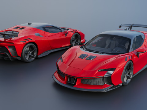 Ferrari SF90 XX 3D Print Model