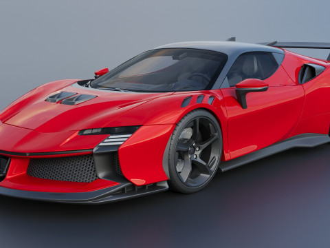 Ferrari SF90 XX 3D Print Model