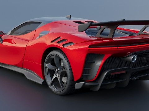 Ferrari SF90 XX 3D Print Model