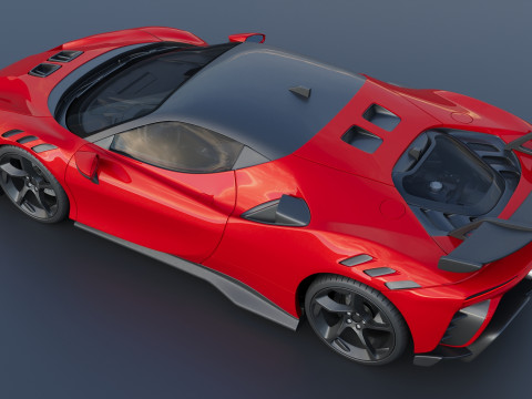 Ferrari SF90 XX 3D Print Model