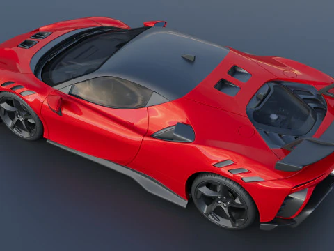 Ferrari SF90 XX 3D Print Model