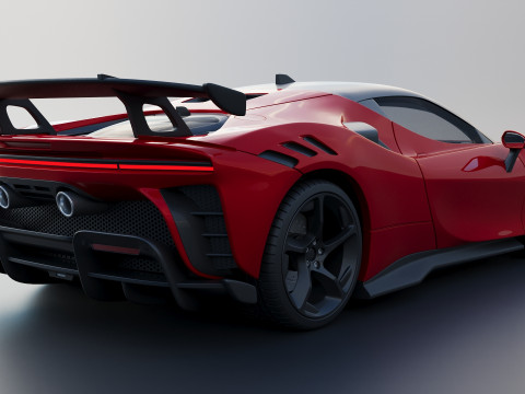 Ferrari SF90 XX 3D Print Model
