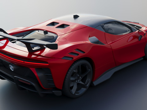 Ferrari SF90 XX 3D Print Model