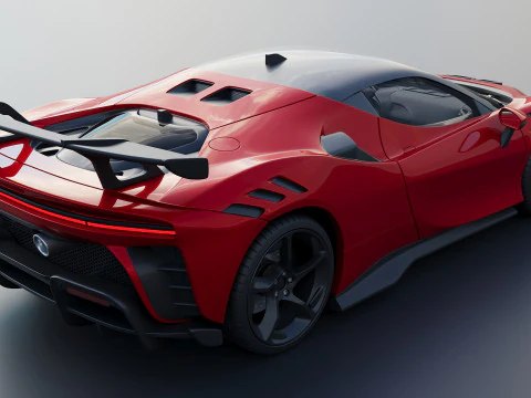 Ferrari SF90 XX 3D Print Model