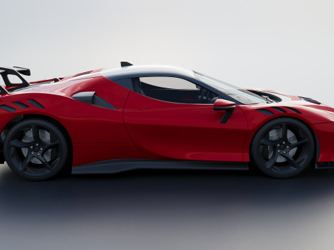 Ferrari SF90 XX 3D Print Model