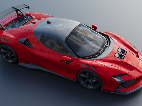 Ferrari SF90 XX 3D Print Model