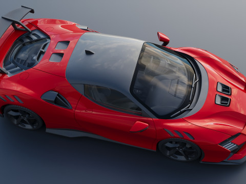 Ferrari SF90 XX 3D Print Model