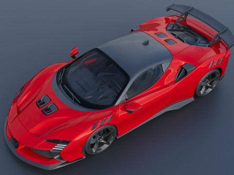 Ferrari SF90 XX 3D Print Model