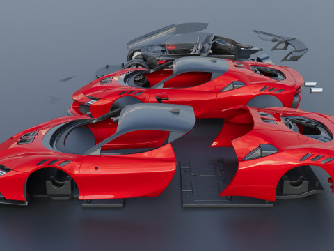 Ferrari SF90 XX 3D Print Model